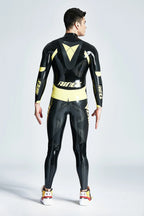 Black Male 'Moto-T-Age' Latex Catsuit