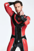 Black Male 'Nibiru' Latex Catsuit