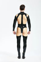 Black Male 'Orion' Latex Catsuit