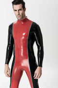 Red Male 'Prince Regal' Latex Catsuit