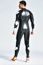 Black Male 'Saturnistic' Latex Catsuit