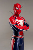 Dark Blue Male 'Spidey Two' Latex Costume Latex Catsuit