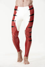 Black Male Latex 'Tabby' Tights