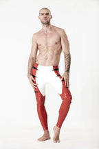 Black Male Latex 'Tabby' Tights