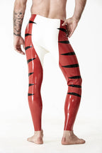 Black Male Latex 'Tabby' Tights