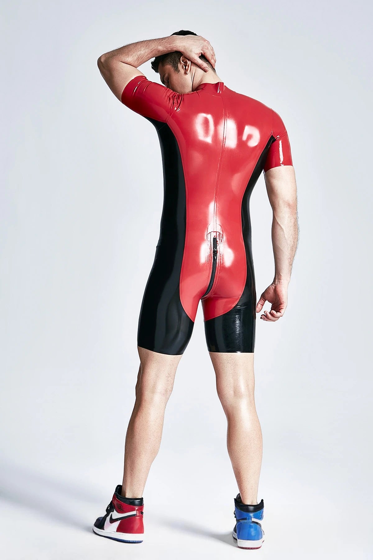 Male Two-Tones Latex Surfsuit