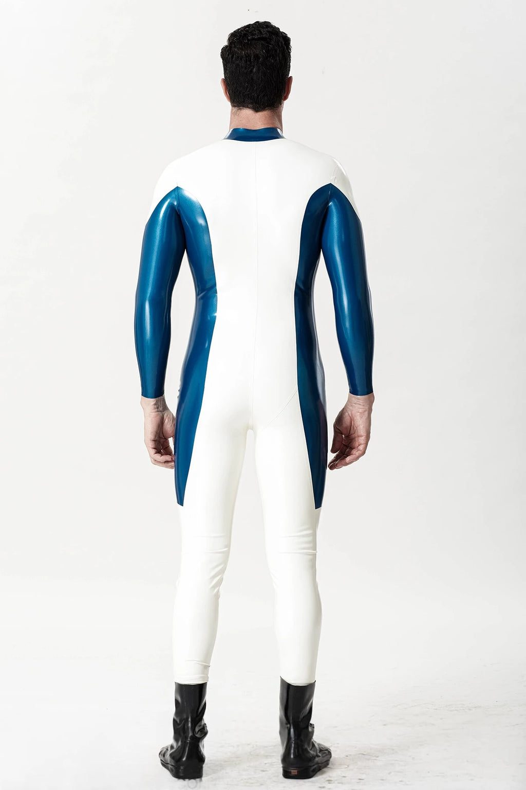 White Male 'Upper Class' Latex Catsuit