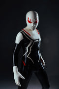 Black Male White-Headed 'Spidey' Latex Costume Latex Catsuit