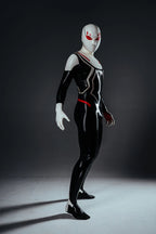 Black Male White-Headed 'Spidey' Latex Costume Latex Catsuit