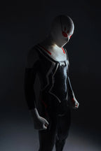 Black Male White-Headed 'Spidey' Latex Costume Latex Catsuit