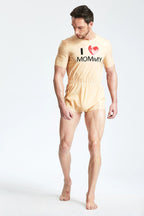 Mannequin Male 'Mommy's Boy' Neck Entry Latex Sleepsuit