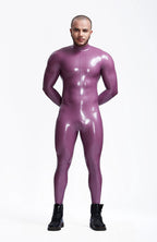 Metallic Rose Male 'Sleekness' Basic Neck Entry Latex Catsuit