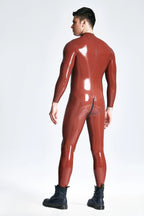 Metallic Rose Male 'Sleekness' Basic Neck Entry Latex Catsuit