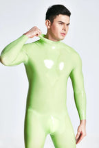 Metallic Rose Male 'Sleekness' Basic Neck Entry Latex Catsuit