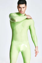 Metallic Rose Male 'Sleekness' Basic Neck Entry Latex Catsuit