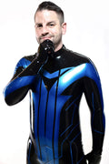 Night-wing meets Tron Latex Catsuit