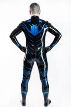 Night-wing meets Tron Latex Catsuit
