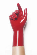 Red Classic Short Molded Latex Gloves