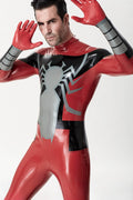 Red Male 'Theraphosa Blondi' Latex Catsuit