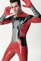 Red Male 'Theraphosa Blondi' Latex Catsuit