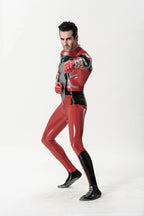 Red Male 'Theraphosa Blondi' Latex Catsuit