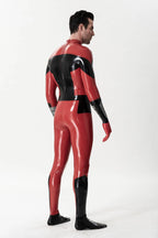 Red Male 'Theraphosa Blondi' Latex Catsuit