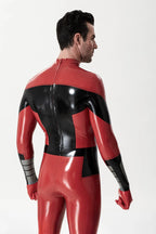 Red Male 'Theraphosa Blondi' Latex Catsuit