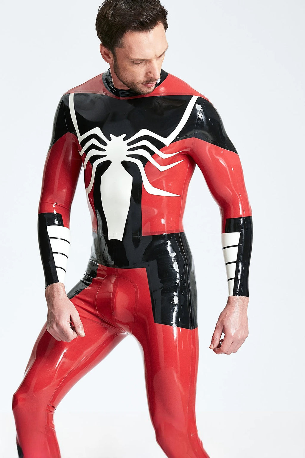 RedMale 'Arachnid' Back Zip Latex Catsuit