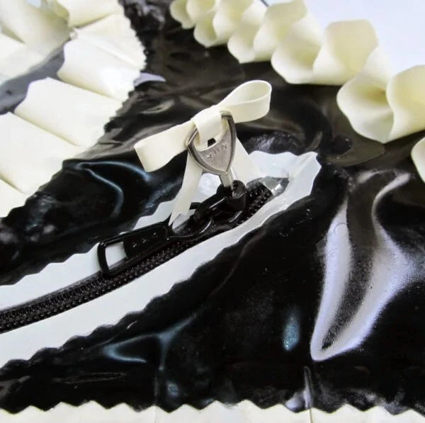 Sissy Lockable Maid Latex Briefs