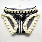 Sissy Lockable Maid Latex Briefs