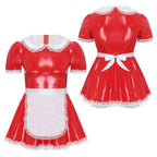 Sissy Maid Latex Dress with Apron