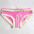 Sissy Pink Lockable Maid Latex Briefs