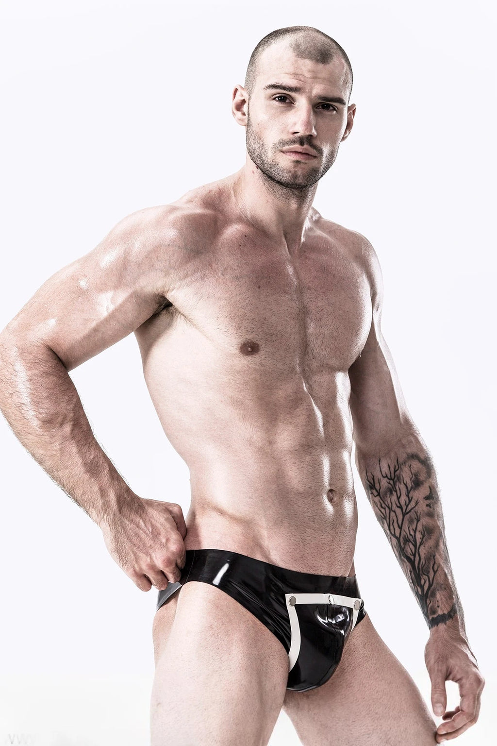 Black Male Penny-Free Codpiece Bikini