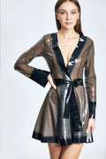 Translucent Short Dressing Gown