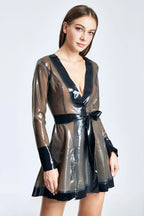 Translucent Short Dressing Gown