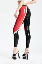 Tri-Color Latex Leggings