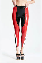 Tri-Color Latex Leggings