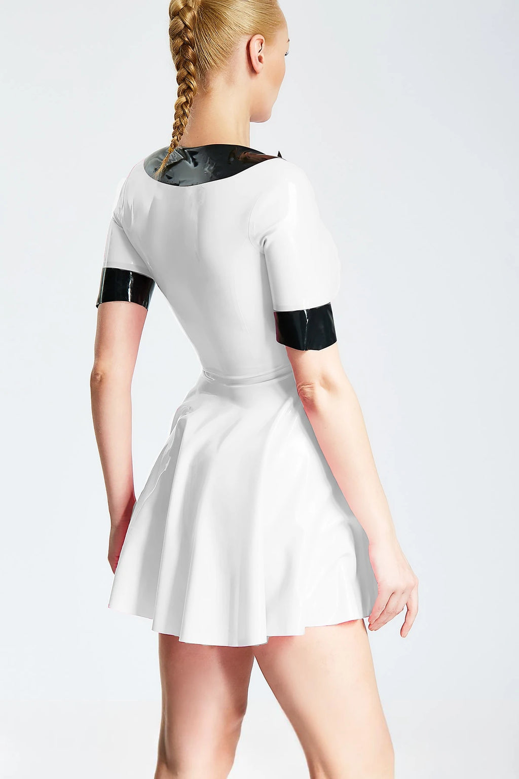 Wendy' Waitress Latex Uniform Dress