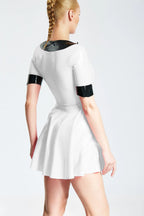 Wendy' Waitress Latex Uniform Dress