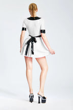 White 'Wendy' Waitress Uniform Latex Dress