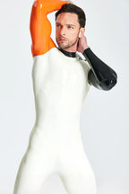 White Male 'Sixtyniner' Latex Catsuit
