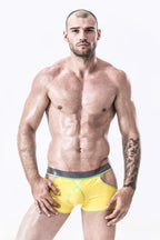Yellow Male Latex Cutout Undies