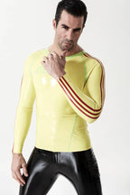 Yellow Male Long-Sleeved 'Sportsman' Latex T-Shirt