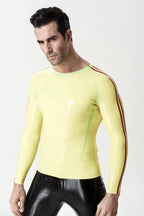 Yellow Male Long-Sleeved 'Sportsman' Latex T-Shirt