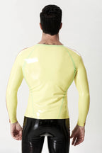 Yellow Male Long-Sleeved 'Sportsman' Latex T-Shirt